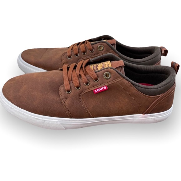 Levi's Shoes Levis Mens Alpine Tumbled Stacked Casual Sneaker